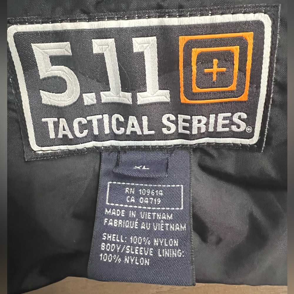 5.11 Tactical Parka Jacket Adult XL Dark Navy EMS 48001 - Picture 3 of 15
